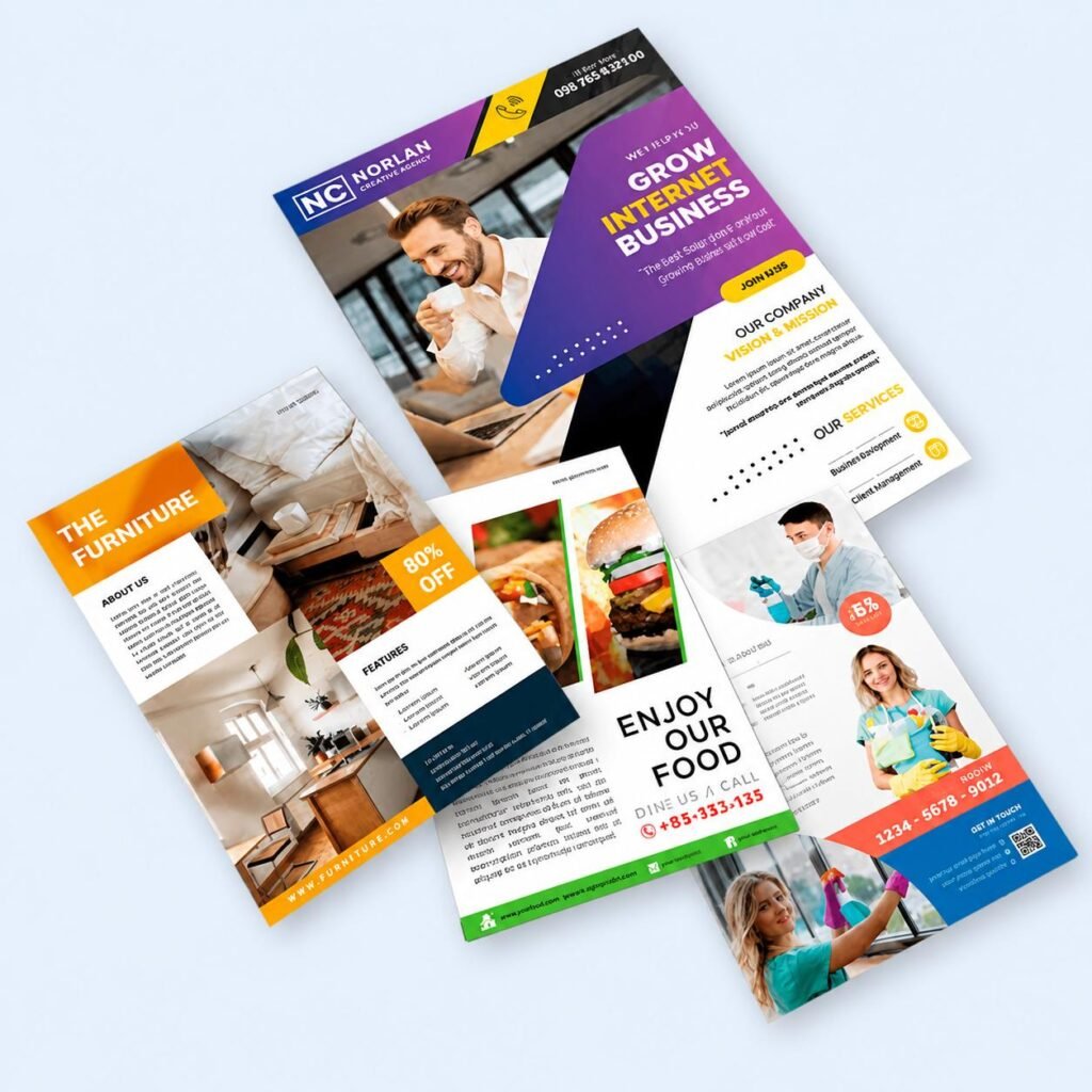 gloss text flyers semi gloss finish vibrant printing canada