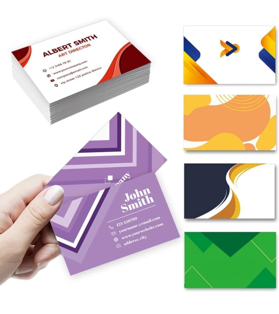 matte business cards smooth finish professional printing canada
