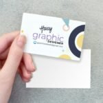 stack of matte business cards showing smooth finish and premium thickness canada