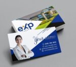 premium gold foil business cards angle view luxury branding canada