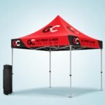 10x10 printed event tent with commercial 40mm frame full color canopy toronto gta canada