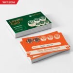 stack of 18pt business cards thick premium writable c1s cards