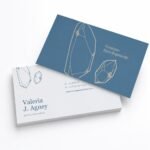 close up writable back side business cards uncoated surface easy writing