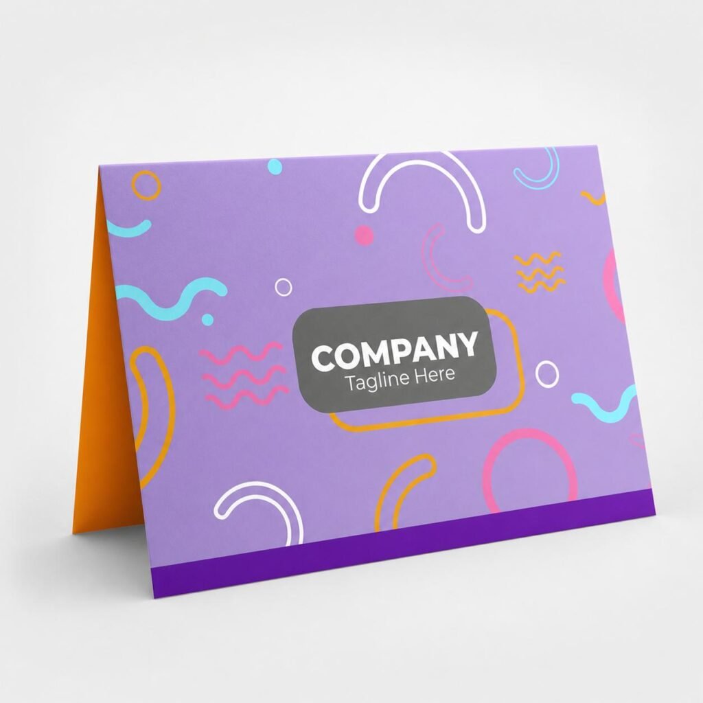 folded business cards 14pt matte finish smooth premium canada printing
