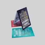 luxury folded business cards raised foil gold silver premium canada printing