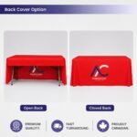 fitted table cover event display branding toronto gta ontario canada