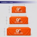 custom fitted table cover trade show booth toronto gta ontario canada