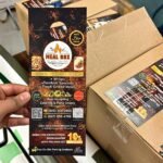 Matte finish door hanger printing services in Toronto Ontario Canada