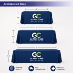 custom pleated table cover exhibition display toronto gta ontario canada