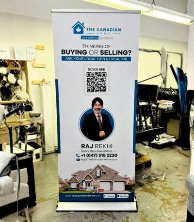 Premium Pull Up Banner Printing Toronto Ontario Canada