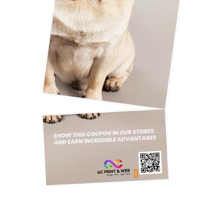Custom semi matte door hangers printing in Toronto Ontario Canada